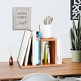 thumbnail image 3 of Adjustable Wood Display Shelf - True Natural Desktop Organizer and Office Storage Rack, 3 of 5