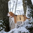 thumbnail image 4 of MasteelfCA Dog Pack Hound Travel Camping Hiking Backpack Saddle Bag Rucksack for Medium and Large Dog (Khaki), 4 of 8
