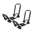 thumbnail image 1 of Support Supérieur pour Canot, Installation Facile Barre en J Support de Toit de Kayak Universel Détachable Réglable Structure en Fer Robuste Fixée de Façon Stable pour Camion Fourgonnette, 1 of 8