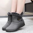 thumbnail image 5 of Winter Boots for Women Snow Boots Warm Ankle Booties Cozy Fur Lined Waterproof Non Slip Winter Shoes for Cold Weather, Fashion Warm Walking Boot for Outdoor Casual Wear, 5 of 5