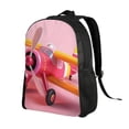 thumbnail image 2 of Balery Colorful Cartoon Biplane Mochila - Mochila Estilosa y Duradera para Laptop de 15 Pulgadas con Tela Oxford Impermeable, 2 of 8