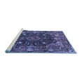 thumbnail image 2 of Ahgly Company Machine Washable Indoor Round Persian Blue Traditional Area Rugs, 3' Round, 2 of 4