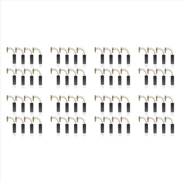 Cepillos de CarbóN para Lavadora 154740 Cepillos de CarbóN para Motor Cepillos de CarbóN para Lavadora 64 Piezas