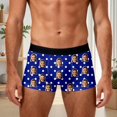 thumbnail image 1 of Printed Pattern Underwear for Daily Comfort Breathable Briefs Men Casual Relaxation Undergarment Apparel, 1 of 3