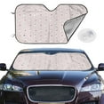 thumbnail image 2 of Balery Cute Poodle Dog Print Car Windshield Sun Shade,Windshield Sunshade for Car Pickup Truck SUV Accessories-Small, 2 of 7