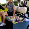 thumbnail image 2 of Jeiento Hippie Vintage 60s 70s Flower Golf Cart Seat Covers Breathable Golf Cart Seat Cushions Blanket Easy to Install, 2 of 5