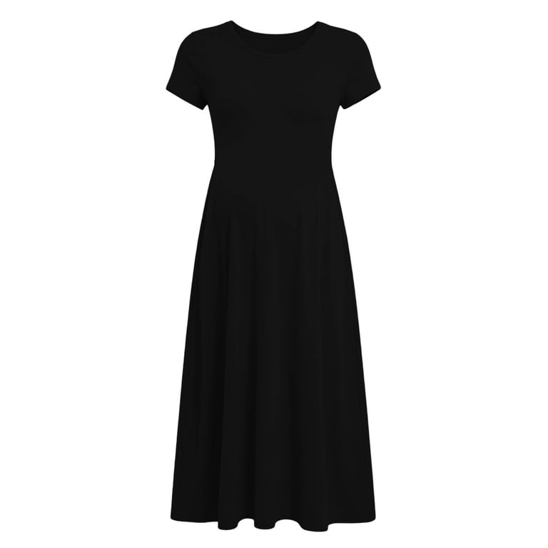 a line dress for pregnancy Beige A-line maternity dress MOM ONLY WEAR