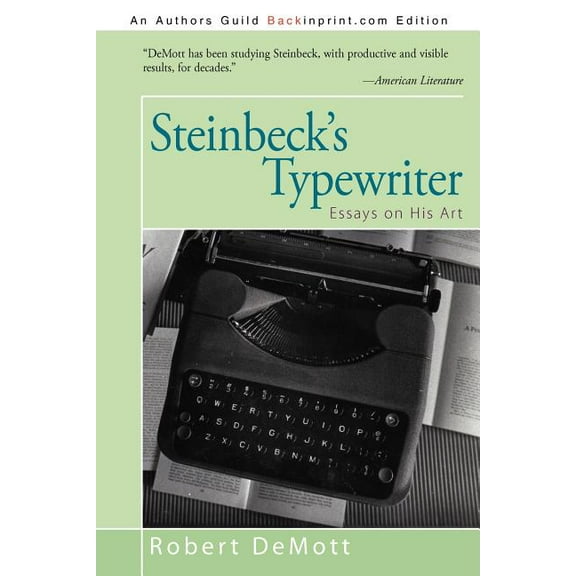 Steinbeck's Typewriter: Essays on His Art, (Paperback)