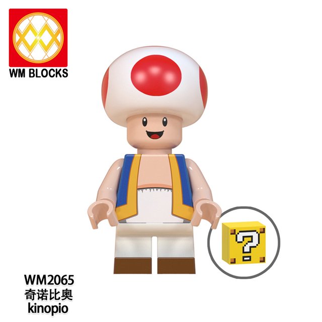 WM6103 Super Mario Bloques Luigi Yoshi Koopa Princesa Melocotón Juguetes Figuras