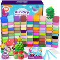 thumbnail image 1 of Arcilla de modelar Air Dry Clay ARTPAR de 90 colores para niños con herramientas, 1 of 6