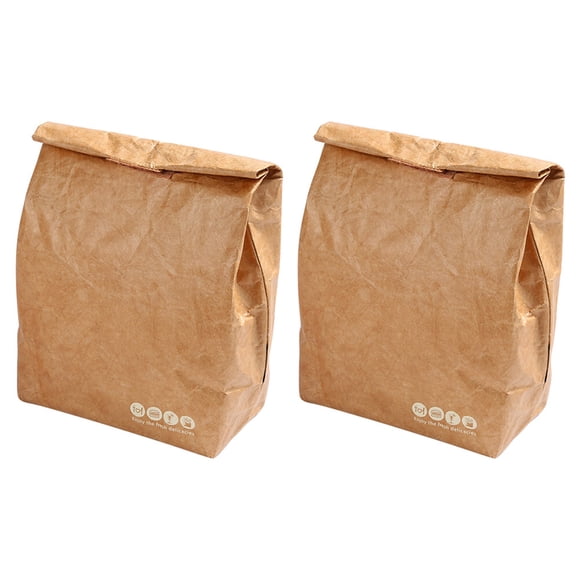 WORGEOUS 2 uds bolsa de asas ecológica para el almuerzo, práctica para el almuerzo, bolsas prácticas, bolsa Bento portátil, bolsa de almacenamiento Bento para picnic al aire libre