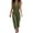 Green, variant on Women's Sleeveless Jumpsuit, Zipper Front Lapel Collar Cargo Romper with Pockets, Street Style One-Piece for Casual Urban Outfits-Blue