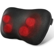 MaxKare Back Massager Pillow with Heat Shiatsu Massager Kneading Massager for Back, Neck, Shoulder, Waist, Use at Home Office