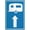 Warning Sign 3, variant on Caravan Parking Image - Straight Arrow Aluminum Warning Sign 12 x 8 Inches - with Symbol, Weatherproof Signage for Indoor Outdoor Campground, RV Park