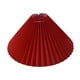 thumbnail image 3 of Pantalla de lámpara de mesa plisada, cubierta de luz, decoración del hogar, cubierta de lámpara de escritorio de repuesto para restaurante, comedor, Rojo, 3 of 10