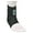 Black, variant on ASO Black Ankle Support Foot Brace, Medium, 12 in. to 13 in. Ankle, Lace Up, 1 Ct