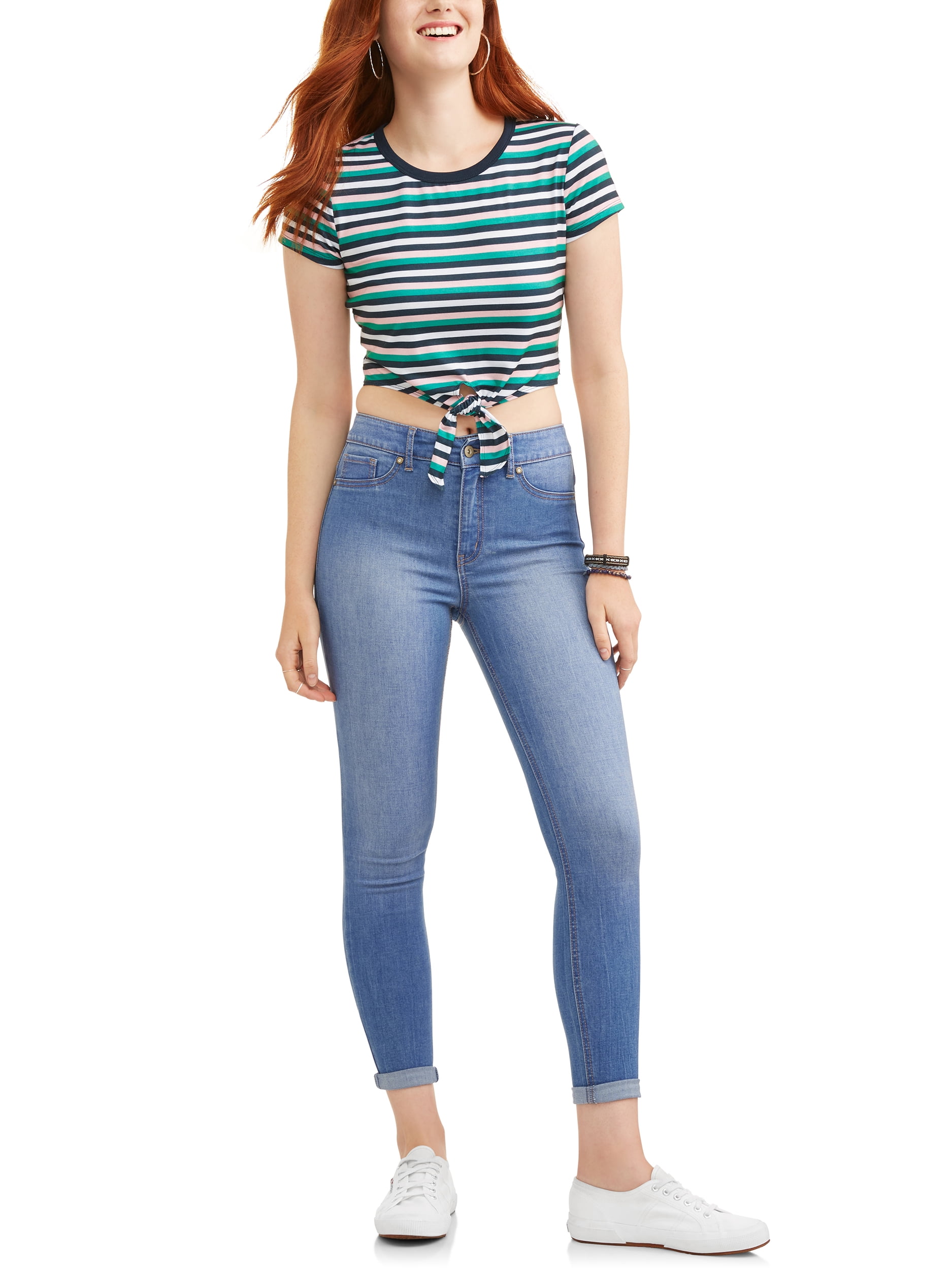 no boundaries high rise sculpting skinny jeans