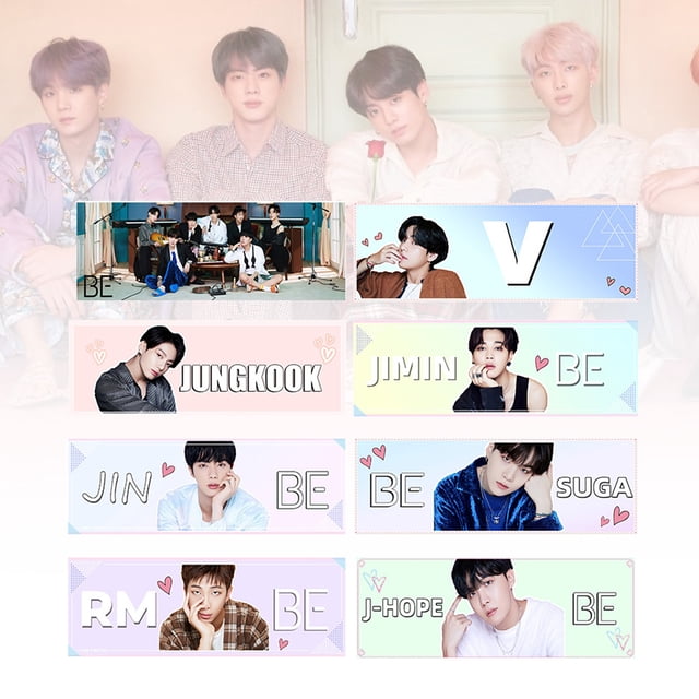 Gwong Juguete K-Pop BTS Photo Cartel Concierto Fans Soporte PROPORTE COLGANDO DE Decoración de la bandera Banner Gwong 30008067