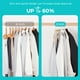 thumbnail image 4 of Perchas de terciopelo HOUSE DAY Premium, paquete de 50 unidades, antideslizantes, color beige, 4 of 9