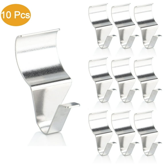 Gustave Vinyl Siding Hooks Heavy Duty Stainless Steel Hangers Low Profile No Hole Needed Siding Clips for Hanging Decortions Outdoor Lights Wreaths Camera