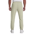 thumbnail image 5 of Hearthz Men's Quick Dry Straight Leg Mens Pants Athletic Workout Ice Silk Trousers Stretchy Men's Joggers with Zipper Pockets Khaki M, 5 of 5