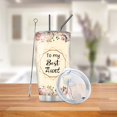 thumbnail image 4 of Aunt Tumbler Best Aunt Ever Gifts for Women’s Day Birthday Christmas Mother''s Day Valentine''s Day Travel Mug Stainless Steel Tumbler 20 Oz, 4 of 6
