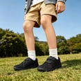 thumbnail image 4 of JAJAHO Boys Girls Sneakers Breathable Mesh Lightweight Flats Non- Hook And Loop Sports Shoes For Kids 5-13Y, 4 of 7