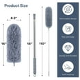 thumbnail image 5 of Fuvuan Dusters for Cleaning,Feather Duster with 110" Extension Handle for Cleaning High Ceiling,Furniture, 5 of 7