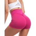 thumbnail image 4 of YouLoveIt Women Yoga Short Butt Lifting Shorts Women High Waisted Workout Gym Yoga Bike Shorts Sexy Stretch Ruched Hot Shorts Casual Pants, 4 of 6