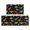 Dinosaur and Leaf Black Pattern-1, variant on Dinosaur and Leaf Black Pattern Anti Fatigue Kitchen Rugs Set Of 2, Non Slip Washable Decorative Floor Mats for Kitchen Sink Laundry, 17"x30" and 17"x47"