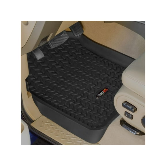 Rugged Ridge by RealTruck Floor Liners for Ford F-150 | Front | 82902.01 | Compatible with 2004-2008 Ford F-150 Raptor/Regular Cab/Extended Cab/SuperCrew Cab; Lincoln Mark LT