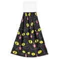 thumbnail image 7 of Haosy 2 Pack Kitchen Wash Cloths with Hanging Loops Absorbent Absorbent Quick Drying Hand Towels, Cartoon Black Cats, 7 of 7