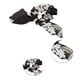 thumbnail image 3 of Ofertas Únicas 1 Pc Scrunchies de Cinta en Forma de Triángulo con Estampado Negro, 3 of 5