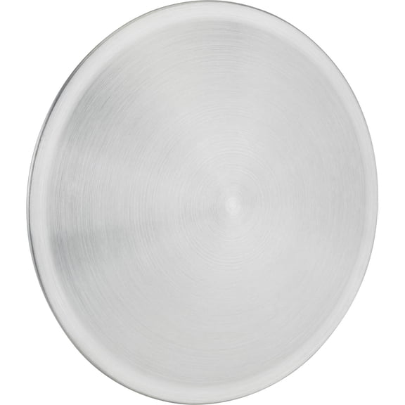 Speedway Motors Snap-On Moon Cap, Premium Aluminum Construction with Natural Spun Finish, 13 Inch Wheel Cover, Snap-On Rings for Easy Installation, No Drilling Required, Sold Individually