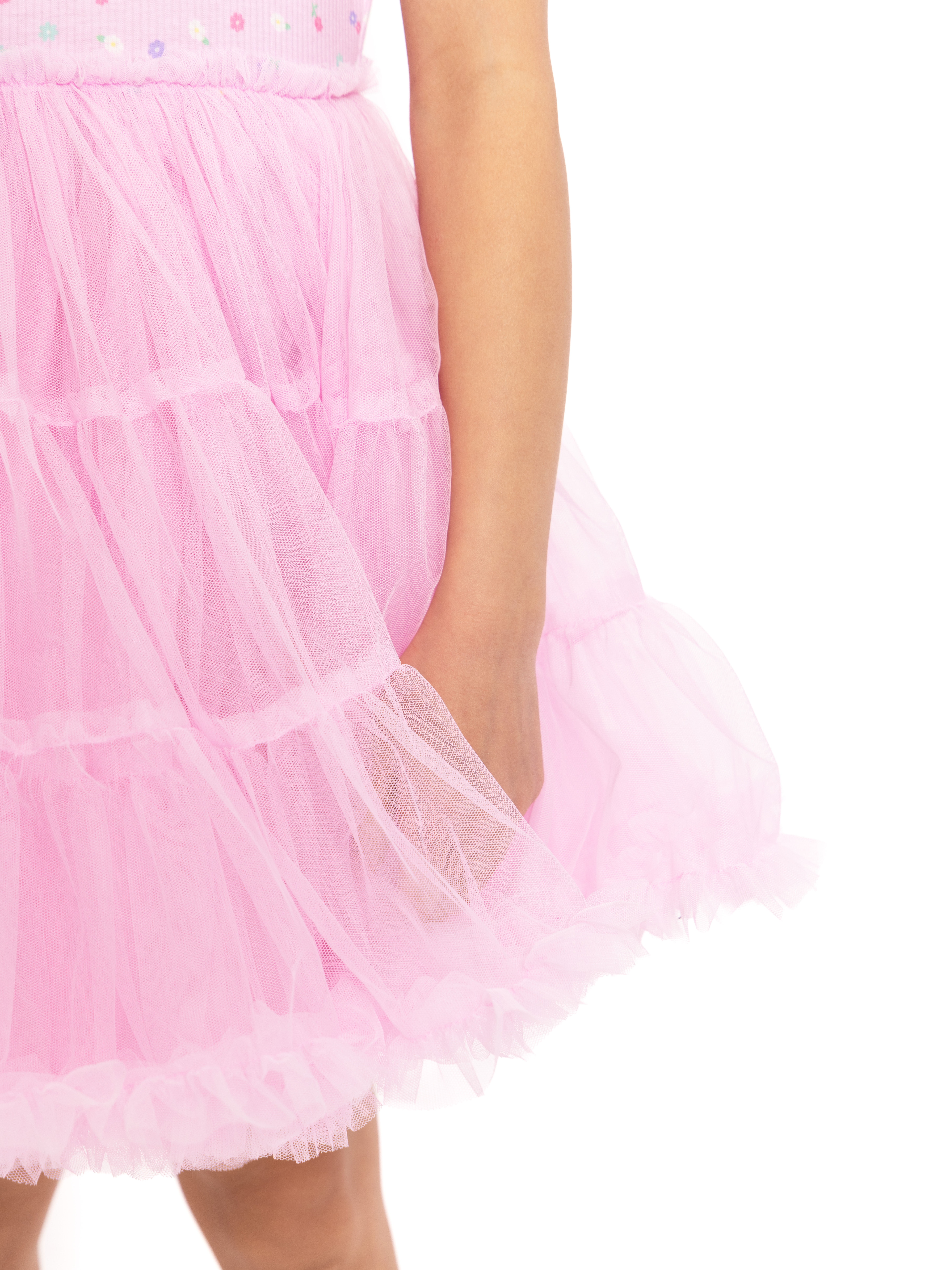 Hello Kitty Girls' Graphic Tutu Dress with Short Sleeves, Sizes 4-12