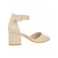 thumbnail image 3 of Women Point Toe Chunky Heeled Ankle Strap Pumps Fashionable Pointed Toe Ankle Strap Stiletto Heels Elegant Pumps, 3 of 4