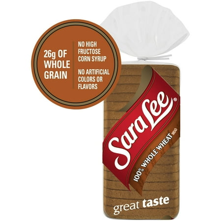 Sara Lee Whole Wheat Bread 16 oz Soft Wheat Bread Bag -Pack Of 7 Sara Lee Whole Wheat Bread 16 oz Soft Wheat Bread Bag -Pack Of 7