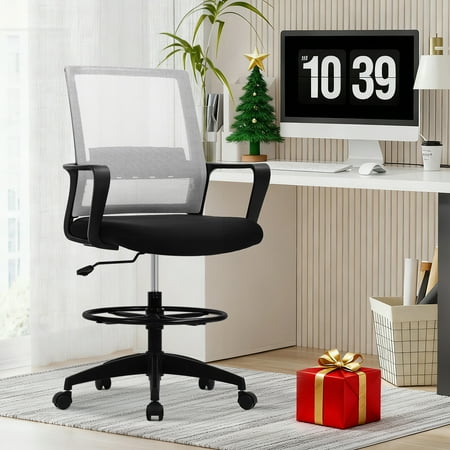 dkelincs mesh ergonomic drafting chair product