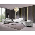 thumbnail image 2 of Titan Furnishings Modern Genuine Italian Leather Upholstered Sofa Set in White, 2 of 18