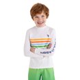 thumbnail image 2 of U.S. Polo Assn. Boys Long Sleeve Chest Stripe Rash Guard, Sizes 4-18, 2 of 6