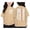 Beige, variant on Outdoor Tops for Little Girl Printed Round Neck Short Sleeved Plus Size Kids Clothing,Beige,Size 3-4 Years