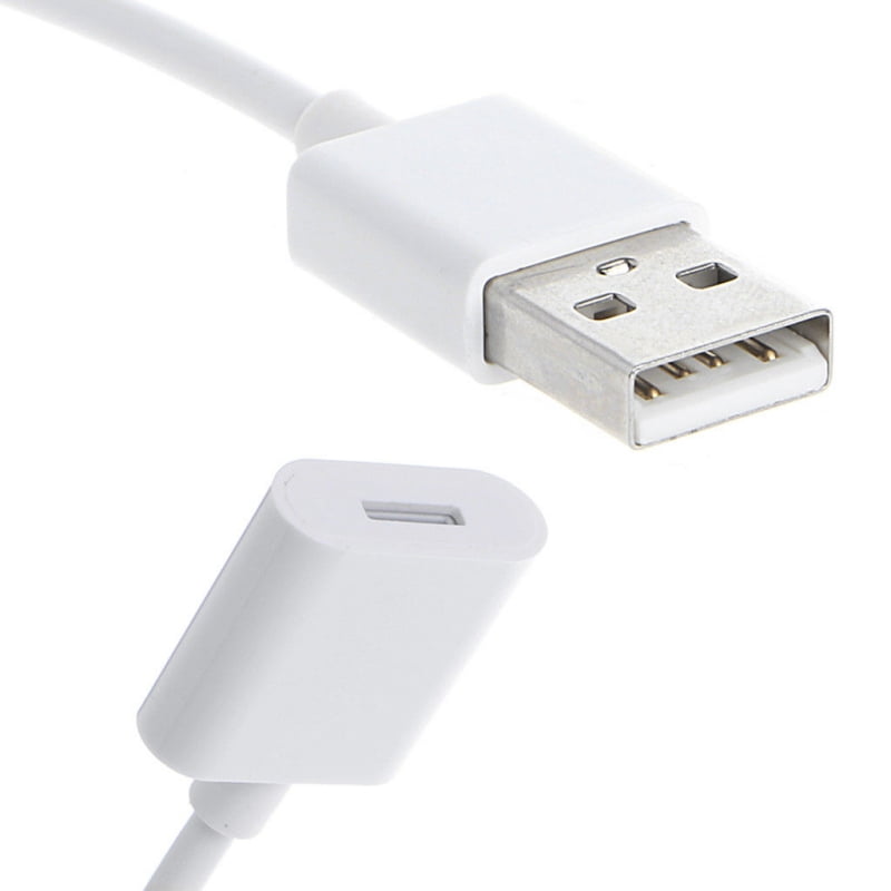 lov Generelt sagt Bliver værre Charging Adapter Cable for Apple Pencil Male to Female Flexible Connector(White)  - Walmart.com