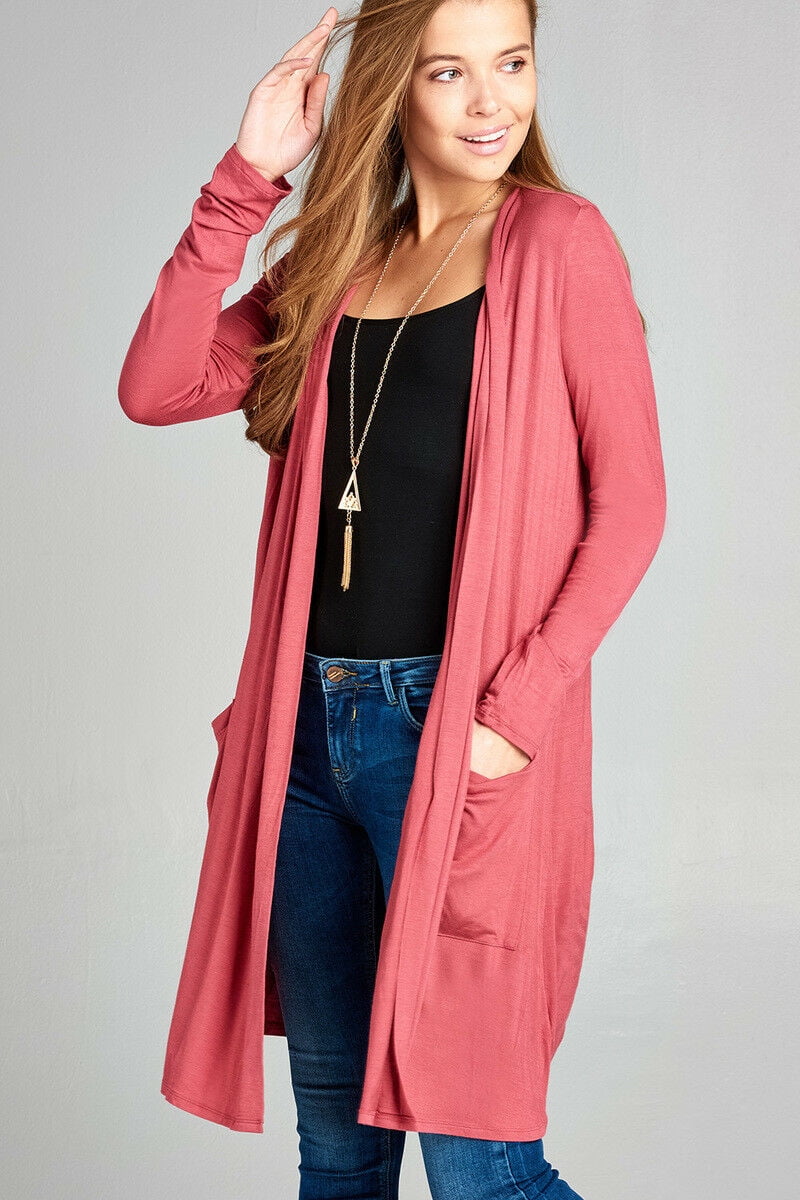 lightweight long cardigan
