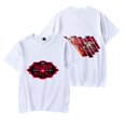 thumbnail image 1 of Hazbin Hotel Unisex Impreso Camiseta de Manga Corta Unisex Loose Casual Top de manga corta Blanco/4XL, 1 of 4