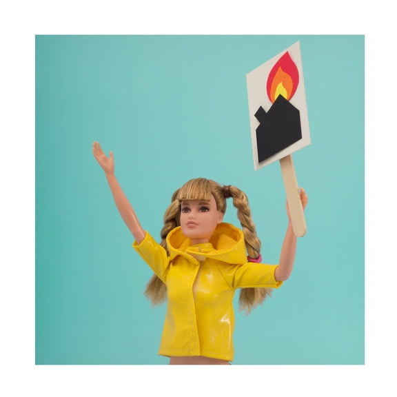 Canvas Wall Art - Julia Ramiro 'Greta' Wall Art for Living Room, Bedroom, or Office Décor by Trademark Fine Art - 14 x 14 Inches