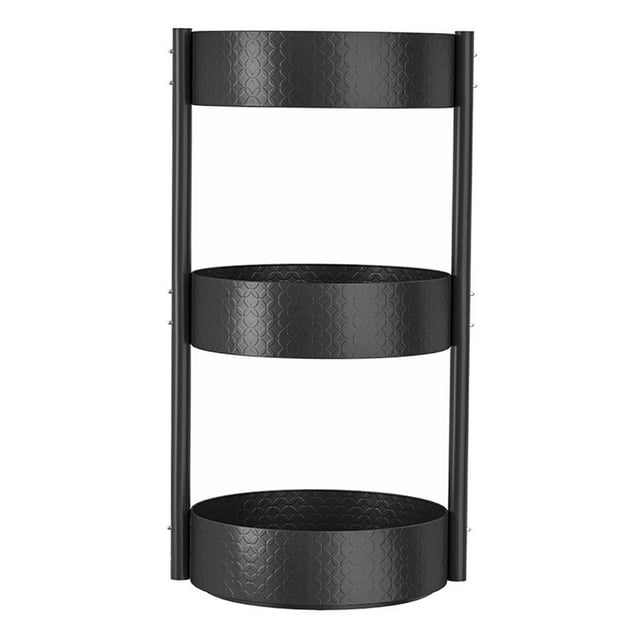 Estante para especias de varios niveles con plato giratorio multifuncional para baño Tres capas