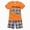 A30-Orange, variant on Boys Clothes 2 Piece Print Short Sleeve T-Shirt Tops & Shorts Set Casual Kids Boys Summer OutfitOrange,7-8 Years