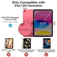 thumbnail image 2 of JETech Kids Case for iPad (A16) 11th/10th Generation (2025/2022) with Built-in Screen Protector, Shockproof Full-Body Handle Stand Tablet Protective Cover (Plum), 2 of 7