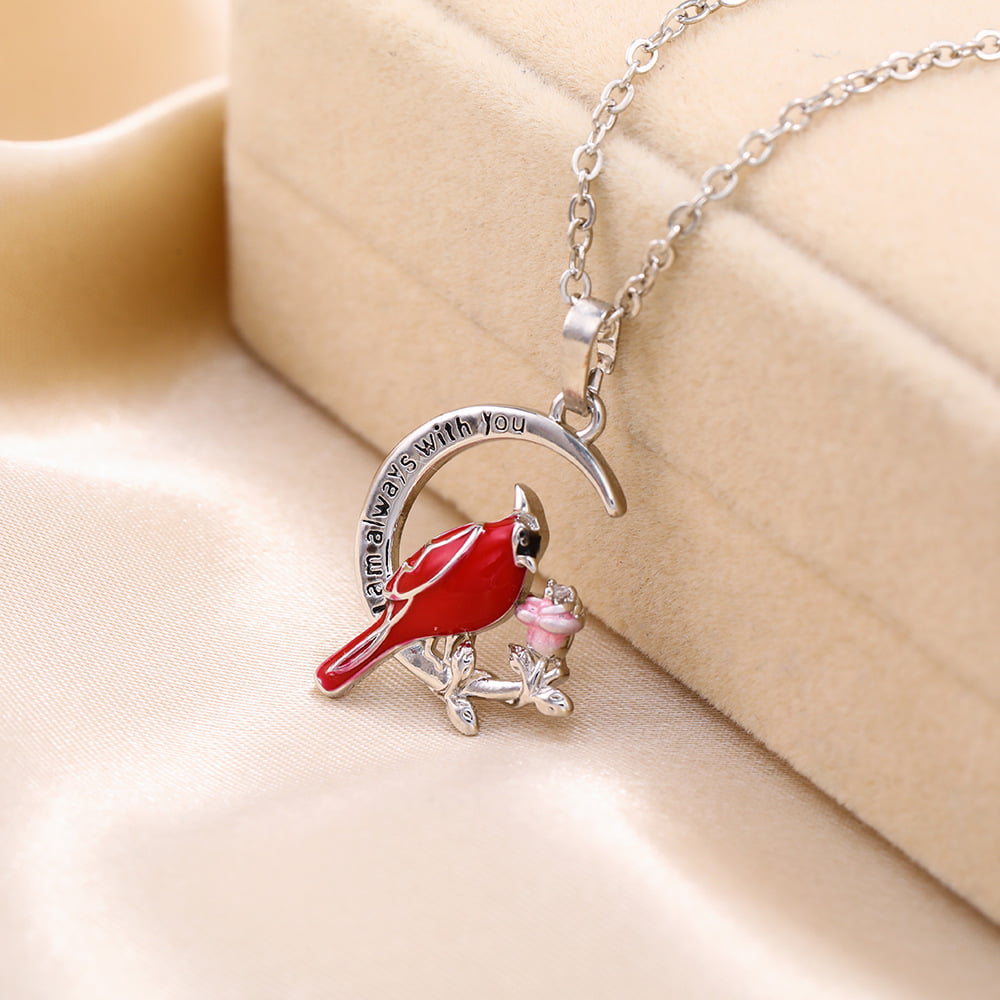  Talonior Red Cardinal Necklace for Women Sterling Silver  Cardinals Appear When Angels Are Near Necklace Pendant Bird Jewelry Charm  Memorial Sympathy Mothers Day Gifts : Clothing, Shoes & Jewelry