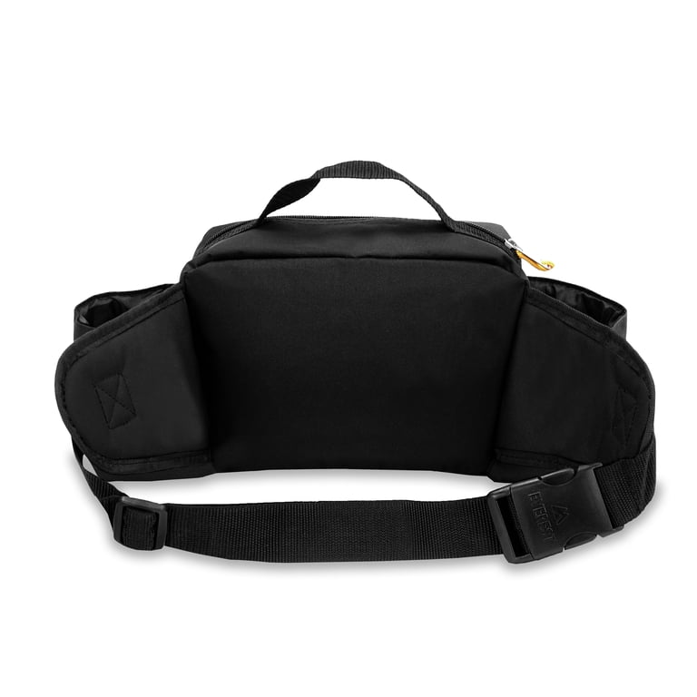 Everest Dual Bottle Insulated Unisex Waist Pack, Black - Walmart.com